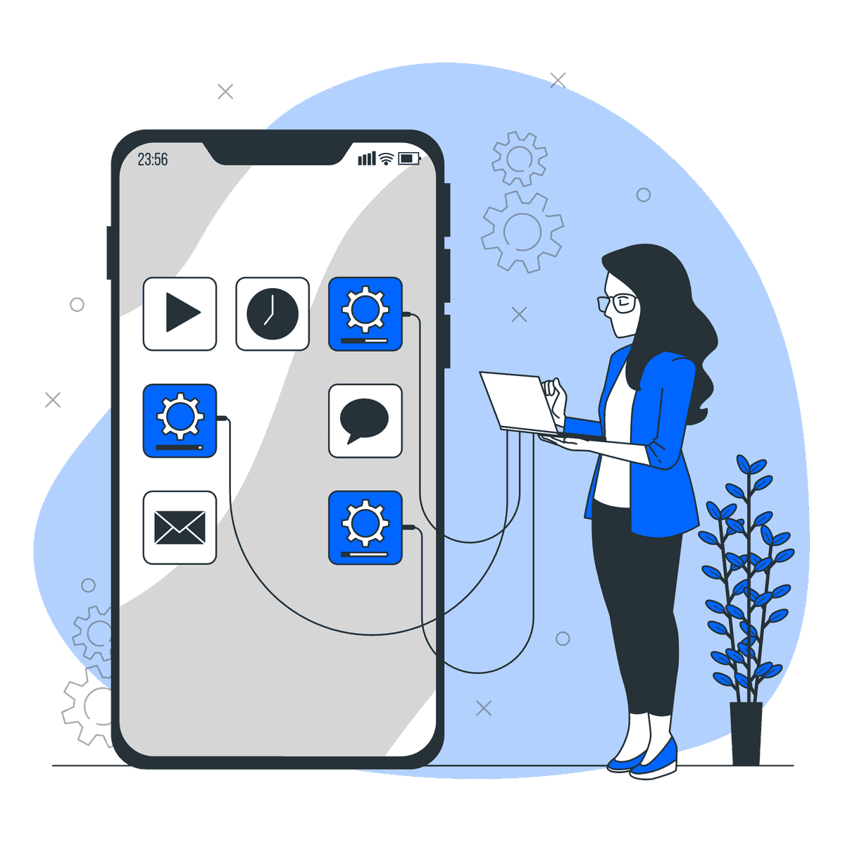 Mobile App Development illustration